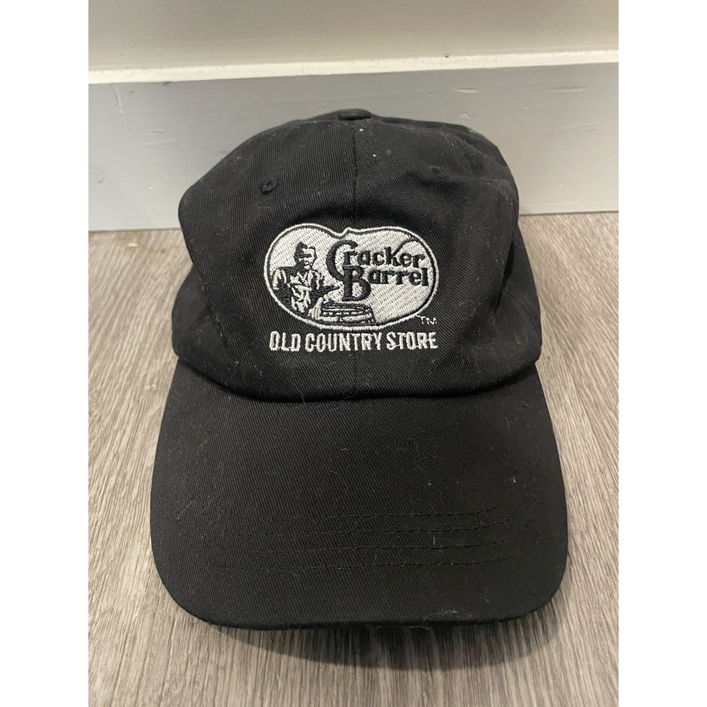 Cracker Barrel Old Country Store Adjustable Black Baseball Hat One Size Cap